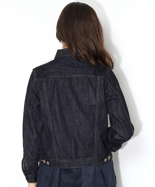 niko and...(ニコアンド)の「デニムGジャン【niko and ...】(デニムジャケット・レディース・インディゴブルー/ブルー/ライトブルー/ダークブルー・LARGE/MEDIUM)」の13枚目の写真