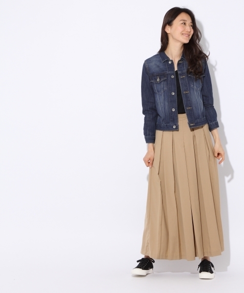 niko and...(ニコアンド)の「デニムGジャン【niko and ...】(デニムジャケット・レディース・インディゴブルー/ブルー/ライトブルー/ダークブルー・LARGE/MEDIUM)」の21枚目の写真