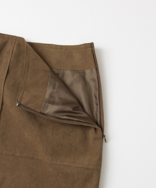 URBAN RESEARCH(アーバンリサーチ)の「UR フェイクスウェードスカート(スカート・レディース・ブルー/モカ・38/36)」の12枚目の写真