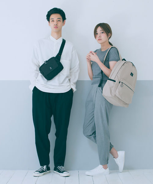 MILESTO（ミレスト）の「MILESTO ミレスト TROT バックパック 撥水（バックパック/リュック・メンズ・ベージュ/ネイビー/ブラック/ライトグレー・ﾌﾘ-）」の12枚目の写真