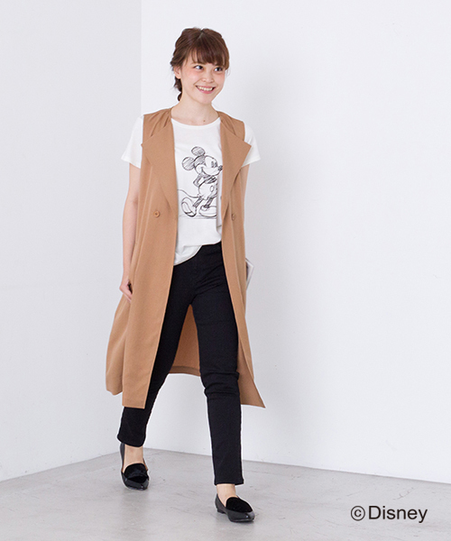 NATURAL BEAUTY BASIC（ナチュラルビューティーベーシック）の「【andGIRL 10月号掲載】スキニーデニムパンツ（デニムパンツ・レディース・ネイビー/グレー/ブラック・MEDIUM/SMALL/X-SMALL）」の12枚目の写真