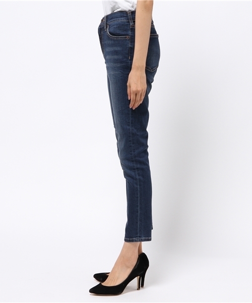 NATURAL BEAUTY BASIC（ナチュラルビューティーベーシック）の「【andGIRL 10月号掲載】スキニーデニムパンツ（デニムパンツ・レディース・ネイビー/グレー/ブラック・MEDIUM/SMALL/X-SMALL）」の5枚目の写真