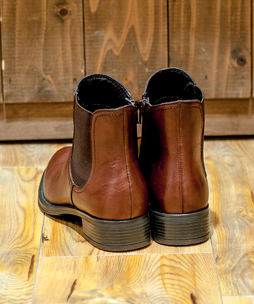 TRIVICT（トリビクト）の「TRIVICT トリビクト サイドゴアショートブーツ（ブーツ・レディース・ネイビー/ブラック/グリーン/ブラウン・36/38/37/35）」の15枚目の写真