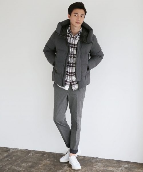 GLOBAL WORK(グローバルワーク)の「ソフトフランネルシャツ/719668(シャツ/ブラウス・メンズ・ブルー系その他/ネイビー/ダークブルー/ライトパープル/カーキ/ホワイト/レッド/グレー/ブルー/グリーン/グレー系その他/ダークブラウン/その他/グリーン系その他・X-LARGE/MEDIUM/SMALL/LARGE)」の15枚目の写真