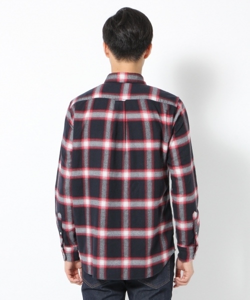 GLOBAL WORK(グローバルワーク)の「ソフトフランネルシャツ/719668(シャツ/ブラウス・メンズ・ブルー系その他/ネイビー/ダークブルー/ライトパープル/カーキ/ホワイト/レッド/グレー/ブルー/グリーン/グレー系その他/ダークブラウン/その他/グリーン系その他・X-LARGE/MEDIUM/SMALL/LARGE)」の17枚目の写真