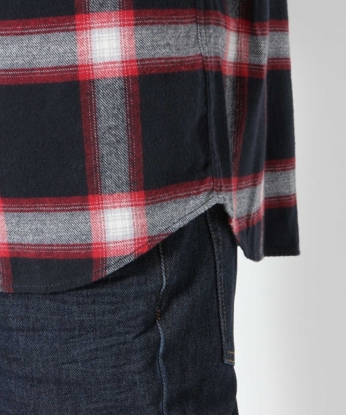 GLOBAL WORK(グローバルワーク)の「ソフトフランネルシャツ/719668(シャツ/ブラウス・メンズ・ブルー系その他/ネイビー/ダークブルー/ライトパープル/カーキ/ホワイト/レッド/グレー/ブルー/グリーン/グレー系その他/ダークブラウン/その他/グリーン系その他・X-LARGE/MEDIUM/SMALL/LARGE)」の21枚目の写真