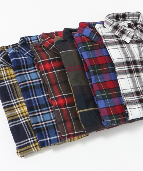 GLOBAL WORK(グローバルワーク)の「ソフトフランネルシャツ/719668(シャツ/ブラウス・メンズ・ブルー系その他/ネイビー/ダークブルー/ライトパープル/カーキ/ホワイト/レッド/グレー/ブルー/グリーン/グレー系その他/ダークブラウン/その他/グリーン系その他・X-LARGE/MEDIUM/SMALL/LARGE)」の22枚目の写真