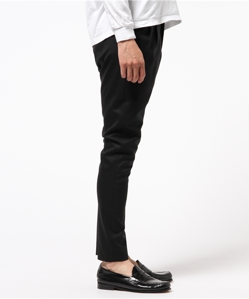 DIET BUTCHER（ダイエットブッチャー）の「【DIET BUTCHER SLIM SKIN】ウールストレッチ2タックスラックス（その他パンツ・メンズ・グレー/ブラック・2/1）」の3枚目の写真