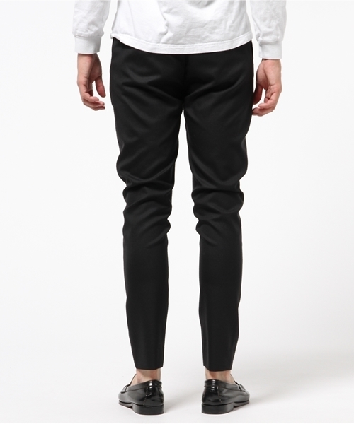 DIET BUTCHER（ダイエットブッチャー）の「【DIET BUTCHER SLIM SKIN】ウールストレッチ2タックスラックス（その他パンツ・メンズ・グレー/ブラック・2/1）」の4枚目の写真