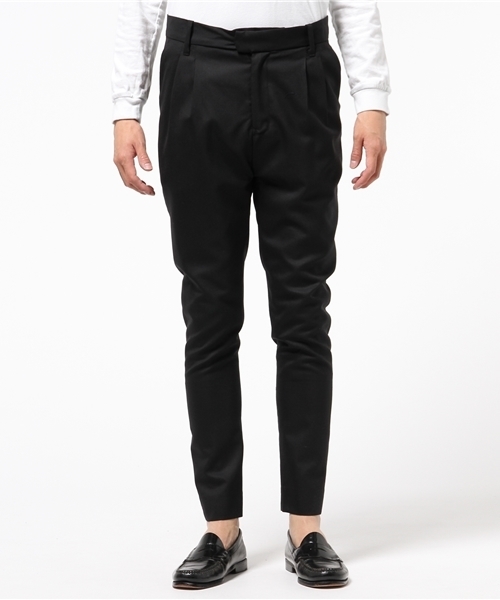 DIET BUTCHER（ダイエットブッチャー）の「【DIET BUTCHER SLIM SKIN】ウールストレッチ2タックスラックス（その他パンツ・メンズ・グレー/ブラック・2/1）」の5枚目の写真