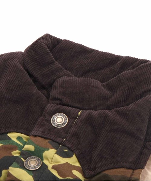 BREEZE（ブリーズ）の「ヨーク切替中綿ベスト（ダウンベスト・キッズ・カーキ・95/90/80/140/100/120/110/130）」の5枚目の写真