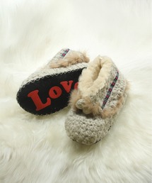 JUPITER（ジュピター）の「ふわもこファールームシューズ/comfy loveブーツ（ルームシューズ/スリッパ）」