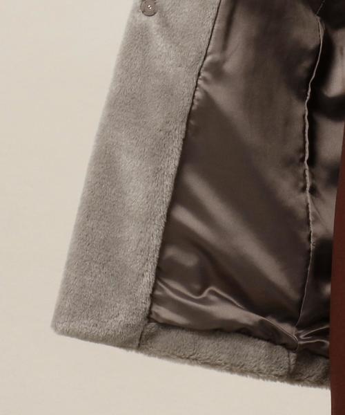 BEAUTY&YOUTH UNITED ARROWS(ビューティーアンドユースユナイテッドアローズ)の「BY エコファー ノーカラーコート◆(その他アウター・レディース・モカ/オリーブ・SMALL/MEDIUM)」の11枚目の写真