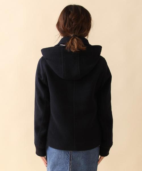 coen（コーエン）の「シングルショートコート（ピーコート・レディース・グレー/ネイビー・LARGE/MEDIUM）」の11枚目の写真