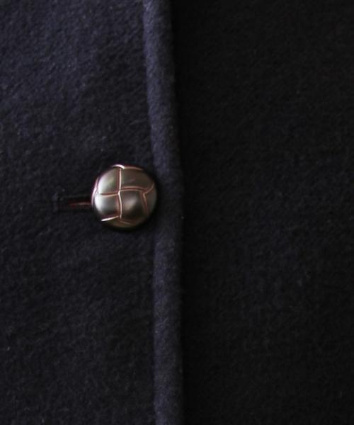 coen（コーエン）の「シングルショートコート（ピーコート・レディース・グレー/ネイビー・LARGE/MEDIUM）」の13枚目の写真