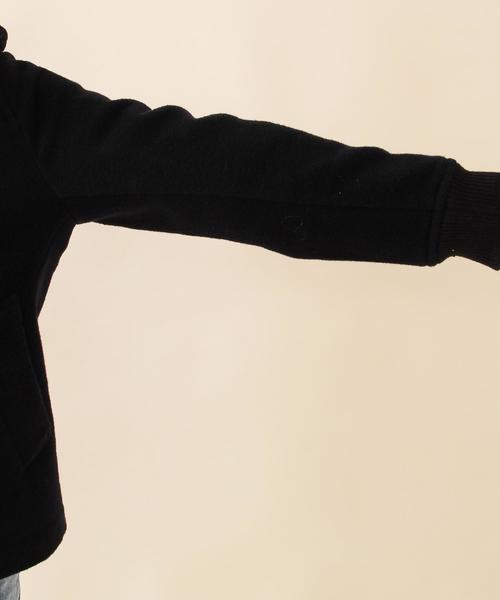 coen（コーエン）の「シングルショートコート（ピーコート・レディース・グレー/ネイビー・LARGE/MEDIUM）」の15枚目の写真