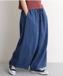 MERLOT | リラックスデニムワイドパンツ2095(デニムパンツ)