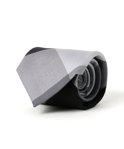 BLACK LABEL CRESTBRIDGE(ブラックレーベル・クレストブリッジ)の「クレストブリッジチェック タイ(ネクタイ・メンズ・ブラック/ネイビー・X)」の1枚目の写真