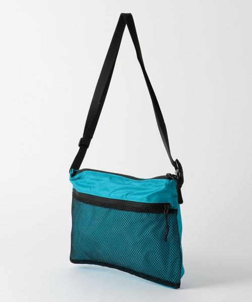 BEAUTY&YOUTH UNITED ARROWS（ビューティーアンドユースユナイテッドアローズ）の「BY リップストップメッシュ サコッシュバッグ ◆（ショルダーバッグ・メンズ・ブラック/ダークグレー/ワインレッド/オレンジ/イエロー/ターコイズブルー・FREE）」の9枚目の写真