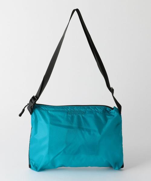 BEAUTY&YOUTH UNITED ARROWS（ビューティーアンドユースユナイテッドアローズ）の「BY リップストップメッシュ サコッシュバッグ ◆（ショルダーバッグ・メンズ・ブラック/ダークグレー/ワインレッド/オレンジ/イエロー/ターコイズブルー・FREE）」の10枚目の写真