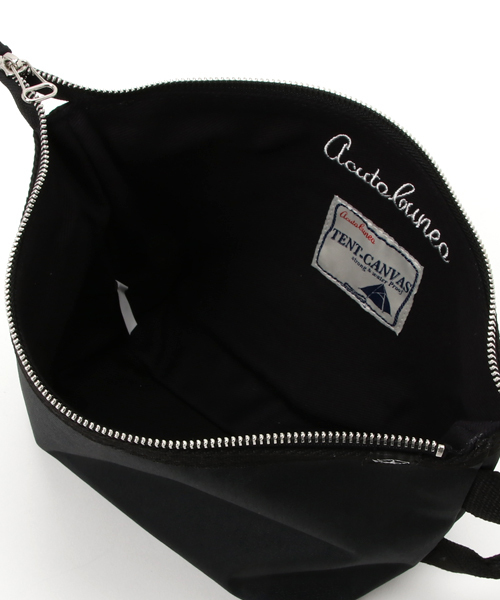 ACUNEO（アクネオ）の「ACUNEO（アクネオ） テントキャンバスポーチ（クラッチバッグ・メンズ・ネイビー/ブラック/グリーン/イエロー・FREE）」の8枚目の写真