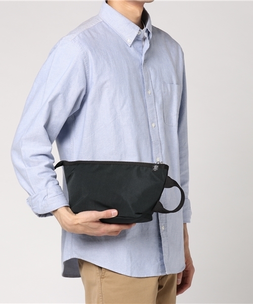 ACUNEO（アクネオ）の「ACUNEO（アクネオ） テントキャンバスポーチ（クラッチバッグ・メンズ・ネイビー/ブラック/グリーン/イエロー・FREE）」の10枚目の写真