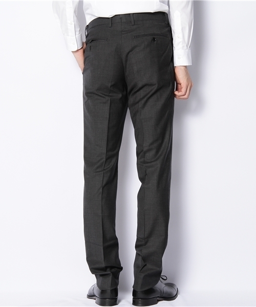 NANO universe（ナノユニバース）の「シルク混ギャバノータックPT   スラックス（スーツパンツ・メンズ・チャコールグレー/グレー/ライトグレー・44/46/48/50）」の5枚目の写真