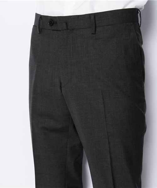 NANO universe（ナノユニバース）の「シルク混ギャバノータックPT   スラックス（スーツパンツ・メンズ・チャコールグレー/グレー/ライトグレー・44/46/48/50）」の6枚目の写真