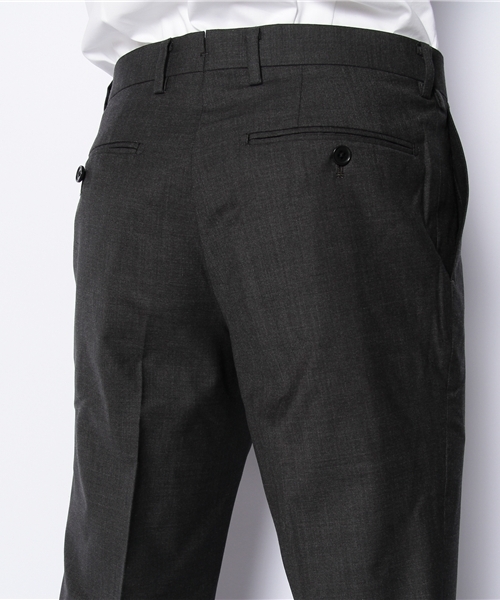NANO universe（ナノユニバース）の「シルク混ギャバノータックPT   スラックス（スーツパンツ・メンズ・チャコールグレー/グレー/ライトグレー・44/46/48/50）」の7枚目の写真