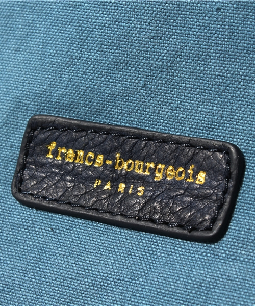 NANO universe（ナノユニバース）の「FRANCS BOURGEOIS(フランボ ジュース)/2WAYキャンバス×レザー トート（トートバッグ・メンズ・ダークブルー/ブラウン・FREE）」の6枚目の写真