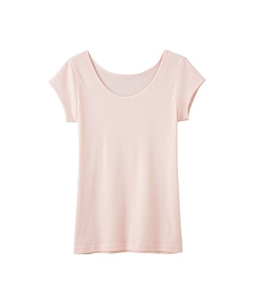 Tuche（トゥシェ）の「Tuche（トゥシェ）着るコスメ　フレンチ袖インナ－（インナーウェア/肌着・レディース・ブラック/ベージュ/ブラウン/オフホワイト/ピンク/ブルー系その他・LARGE/MEDIUM）」の6枚目の写真