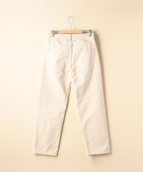 coen（コーエン）の「USAコットンハイウエスト5ポケットパンツ（デニムパンツ・レディース・オフホワイト・MEDIUM/SMALL/LARGE）」の3枚目の写真