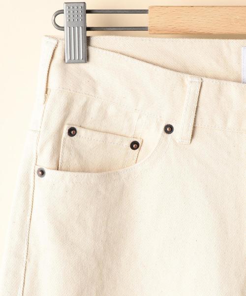 coen（コーエン）の「USAコットンハイウエスト5ポケットパンツ（デニムパンツ・レディース・オフホワイト・MEDIUM/SMALL/LARGE）」の6枚目の写真