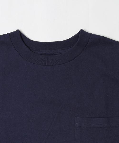 coen（コーエン）の「【WEB限定】USAコットンスーパービッグシルエットクルーネックTシャツ（Tシャツ/カットソー・メンズ・ホワイト/ネイビー・LARGE/MEDIUM）」の9枚目の写真