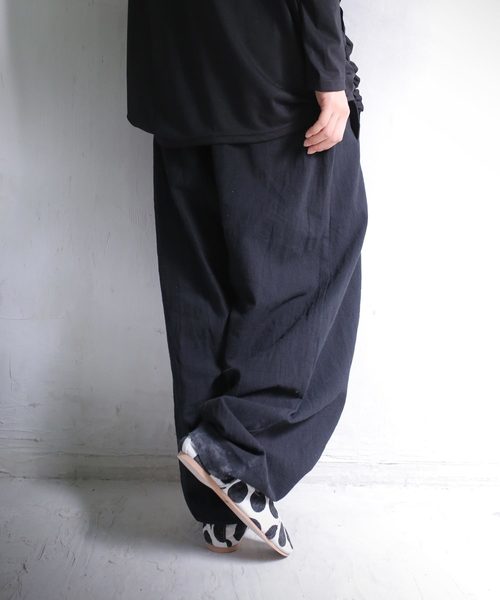 激レア！♡ アンティカ デザインサルエルパンツ フレア グレー antiqua（アンティカ）の「デザインサルエルパンツ（その他