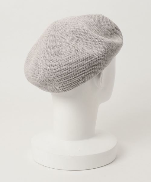 cepo（セポ）の「綿ポリベレー（ハンチング/ベレー帽・レディース・ベージュ/ブラック/グレー・FREE）」の4枚目の写真