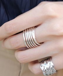 【YArKA/ヤーカ】silver925  coil design ring[kees]/シルバー925コイルデザインリング