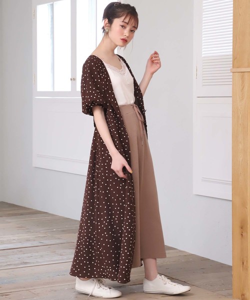 one after another NICE CLAUP（ワンアフターアナザーナイスクラップ）の「ワッフルミディスカート（スカート・レディース・アイボリー/グレー/ネイビー/ラベンダー/モカ/スミクロ・FREE）」の11枚目の写真