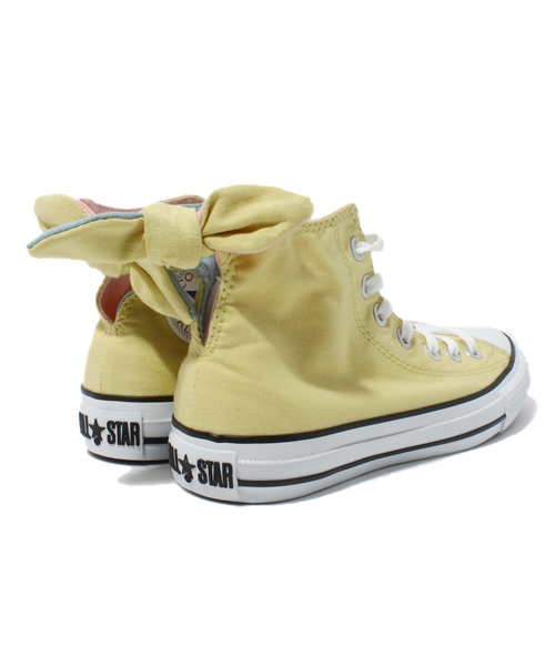 CONVERSE（コンバース）の「2013 コンバース オールスター リボン SHERBEE HI（スニーカー・レディース・ピンク/イエロー・23cm/23.5cm/24cm/24.5cm）」の5枚目の写真