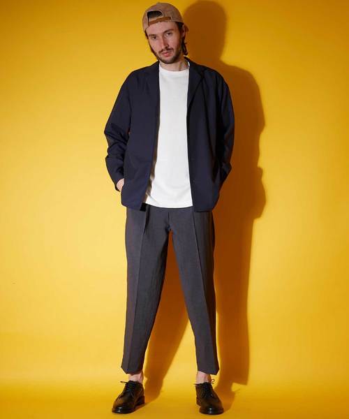 UNITED TOKYO（ユナイテッドトウキョウ）の「リネンライクアンクルテーパードスラックス/セットアップ（スラックス・メンズ・ベージュ/ブラック/グレー・1/2/3）」の11枚目の写真