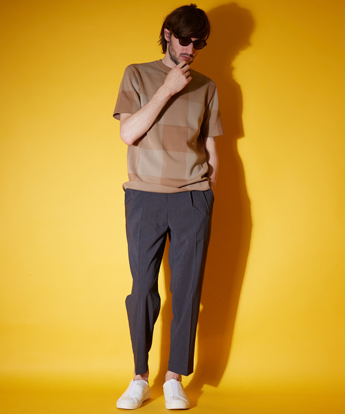UNITED TOKYO（ユナイテッドトウキョウ）の「リネンライクアンクルテーパードスラックス/セットアップ（スラックス・メンズ・ベージュ/ブラック/グレー・1/2/3）」の12枚目の写真