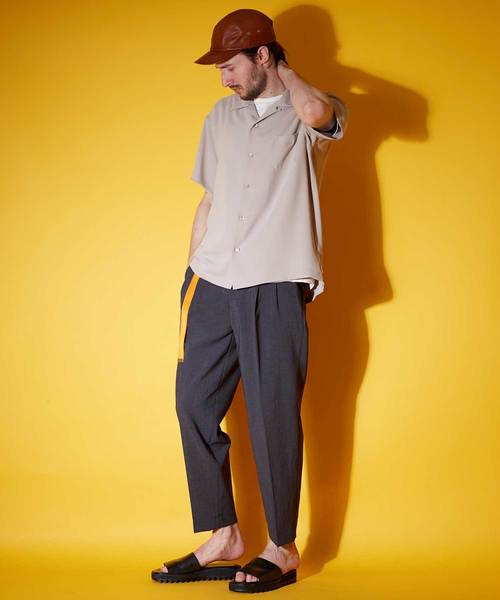 UNITED TOKYO（ユナイテッドトウキョウ）の「リネンライクアンクルテーパードスラックス/セットアップ（スラックス・メンズ・ベージュ/ブラック/グレー・1/2/3）」の14枚目の写真