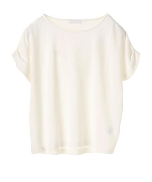 AMERICAN HOLIC（アメリカンホリック）の「・袖口タックボックスプルオーバー（Tシャツ/カットソー・レディース・ライトブラウン/ブラック/グレー/オフホワイト・FREE）」の6枚目の写真