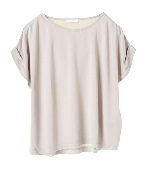 AMERICAN HOLIC（アメリカンホリック）の「・袖口タックボックスプルオーバー（Tシャツ/カットソー・レディース・ライトブラウン/ブラック/グレー/オフホワイト・FREE）」の5枚目の写真