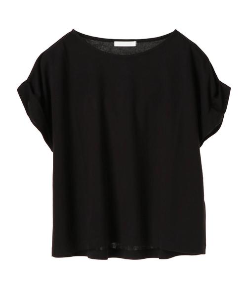 AMERICAN HOLIC（アメリカンホリック）の「・袖口タックボックスプルオーバー（Tシャツ/カットソー・レディース・ライトブラウン/ブラック/グレー/オフホワイト・FREE）」の11枚目の写真