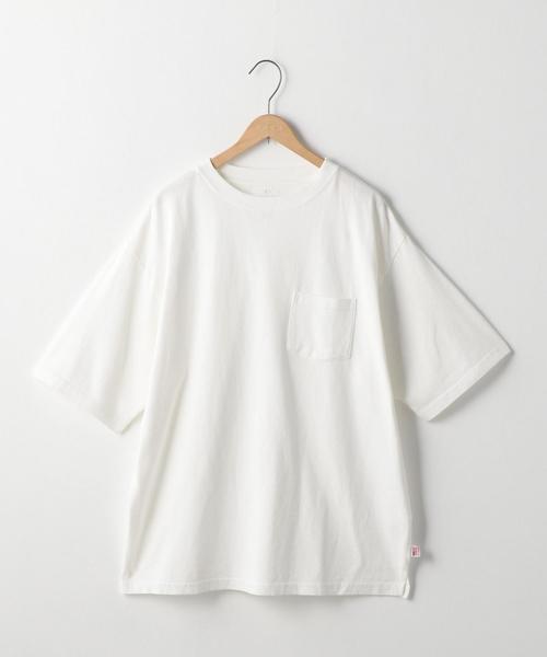 coen（コーエン）の「USAコットンビッグシルエットオーバーダイTシャツ（Tシャツ/カットソー・メンズ・ブラック/オレンジ系その他/ホワイト/ターコイズブルー・X-LARGE/LARGE/MEDIUM）」の2枚目の写真