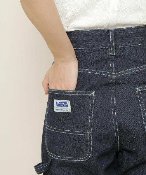PAGEBOY（ページボーイ）の「デニムペインターパンツ（デニムパンツ・レディース・ライトブルー/サックスブルー/インディゴブルー・SMALL/MEDIUM）」の21枚目の写真