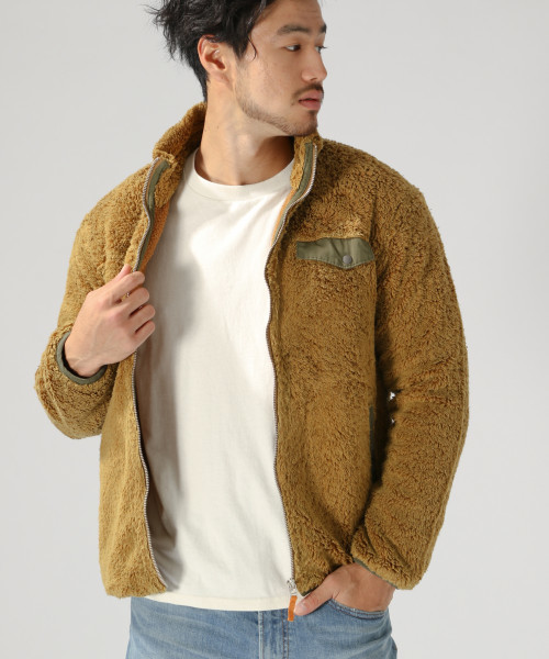 BAYFLOW(ベイフロー)の「メンボアスタンドジップパーカ(パーカー・メンズ・ネイビー/マスタード/オフホワイト・SMALL/LARGE/MEDIUM)」の9枚目の写真