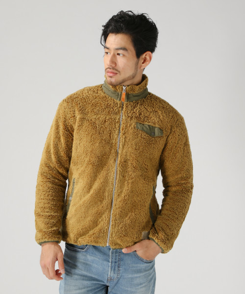 BAYFLOW(ベイフロー)の「メンボアスタンドジップパーカ(パーカー・メンズ・ネイビー/マスタード/オフホワイト・SMALL/LARGE/MEDIUM)」の12枚目の写真