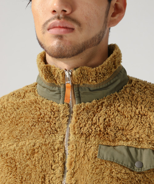 BAYFLOW(ベイフロー)の「メンボアスタンドジップパーカ(パーカー・メンズ・ネイビー/マスタード/オフホワイト・SMALL/LARGE/MEDIUM)」の15枚目の写真